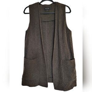 Massimo Dutti Wool-Blend Vest Size M